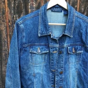 Bill Blass Jean Jacket L